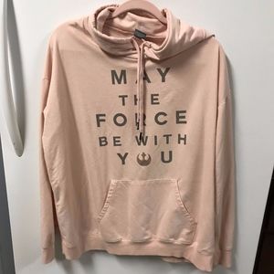 May the Force be with You cowl neck sweatshirt
